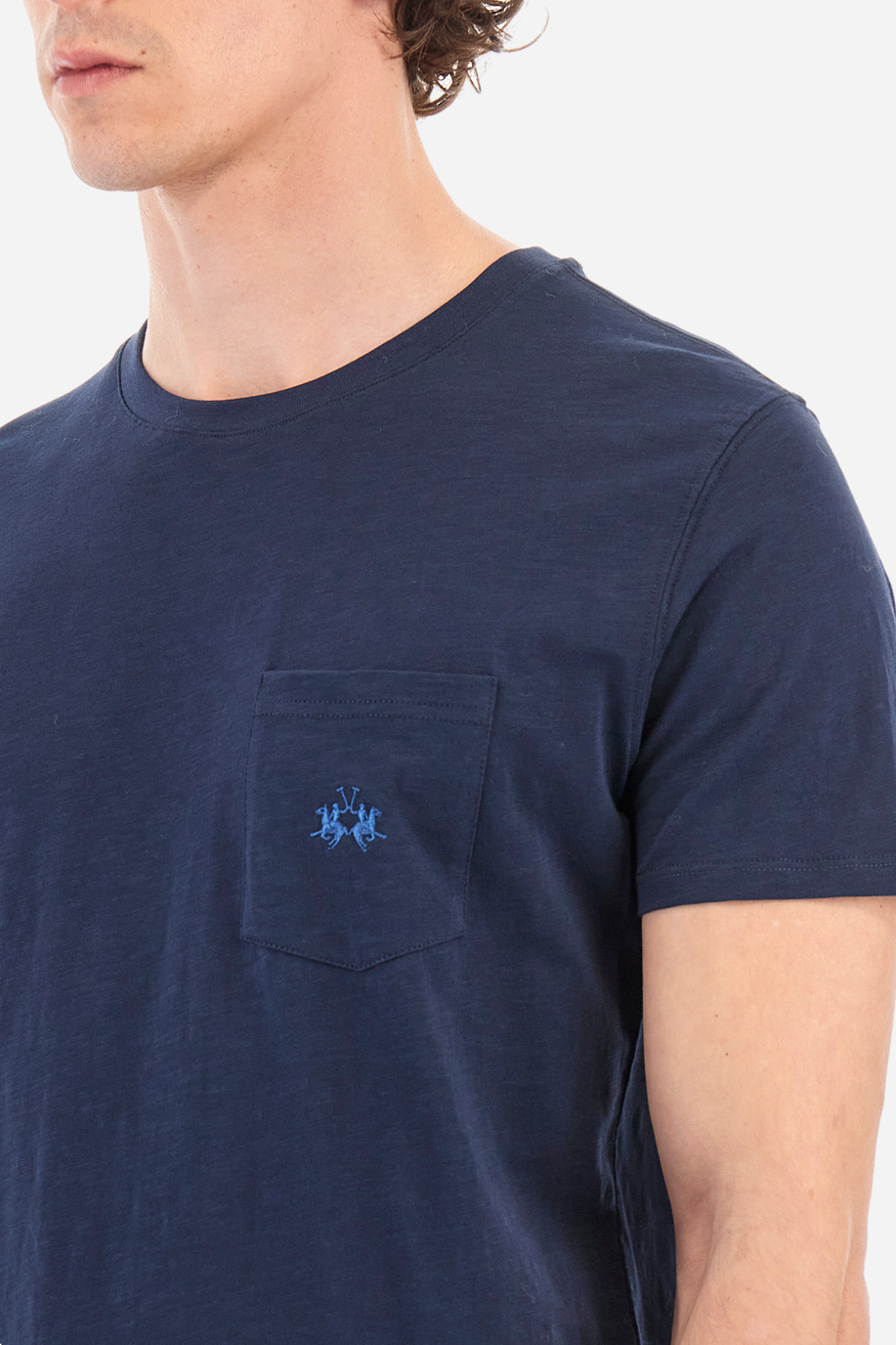 T-shirt coupe classique en coton - Tuan - Nouveaux arrivages Homme | La Martina - Official Online Shop