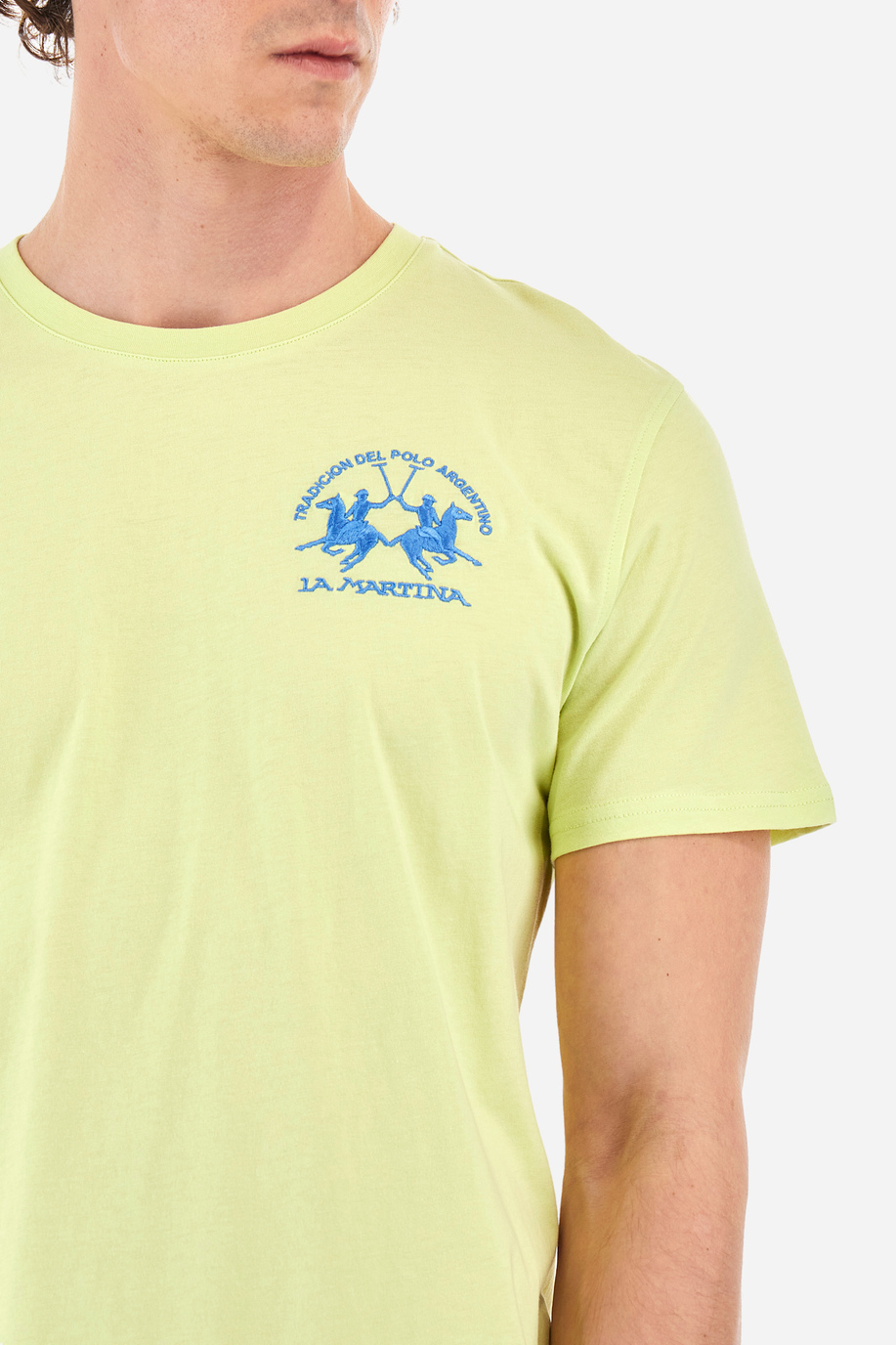 Regular-fit cotton T-shirt - Vernie - T-Shirts | La Martina - Official Online Shop