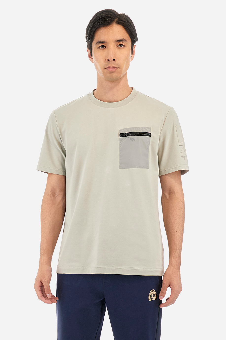 T-shirt da uomo regular fit - Yechudit - Logos | La Martina - Official Online Shop