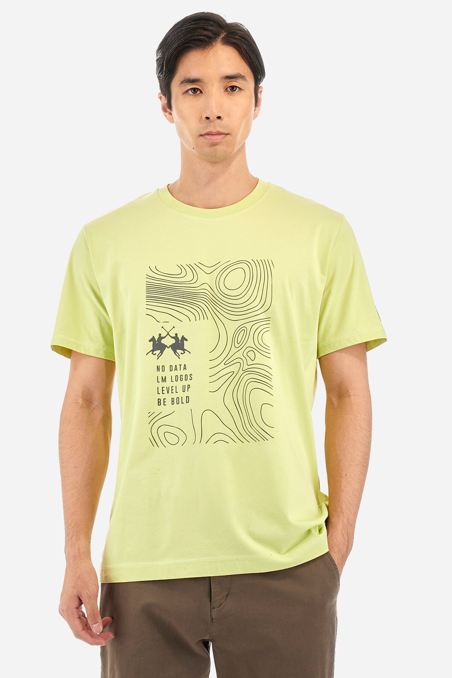 T-shirt da uomo regular fit - Yehudi - Logos | La Martina - Official Online Shop