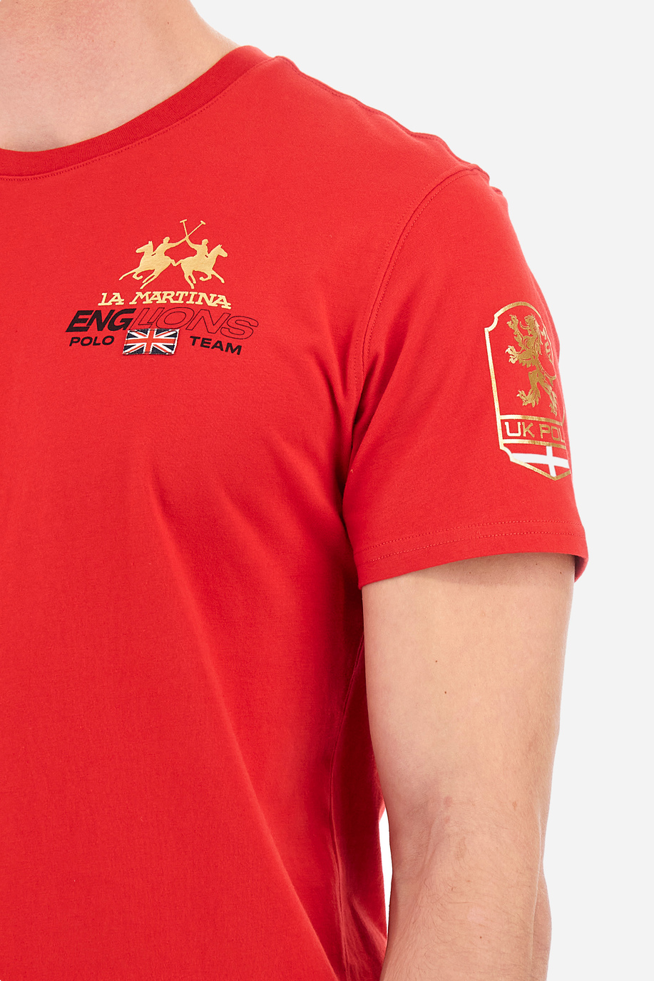 T-shirt regular fit in cotone - Yvon - T-shirt | La Martina - Official Online Shop