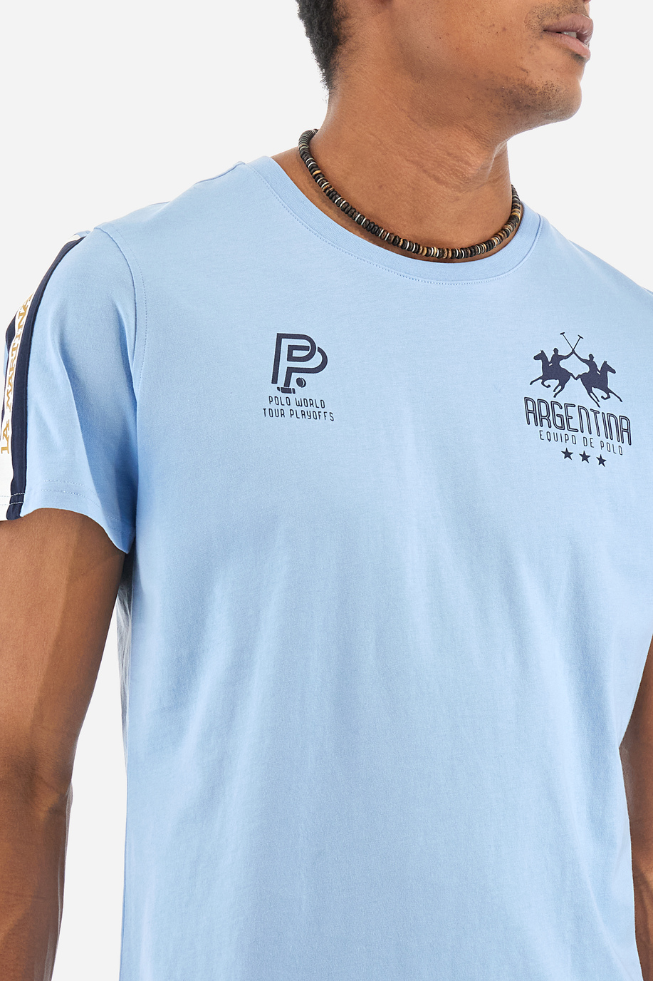 T-shirt coupe classique en coton - Yitro - Polo Player | La Martina - Official Online Shop