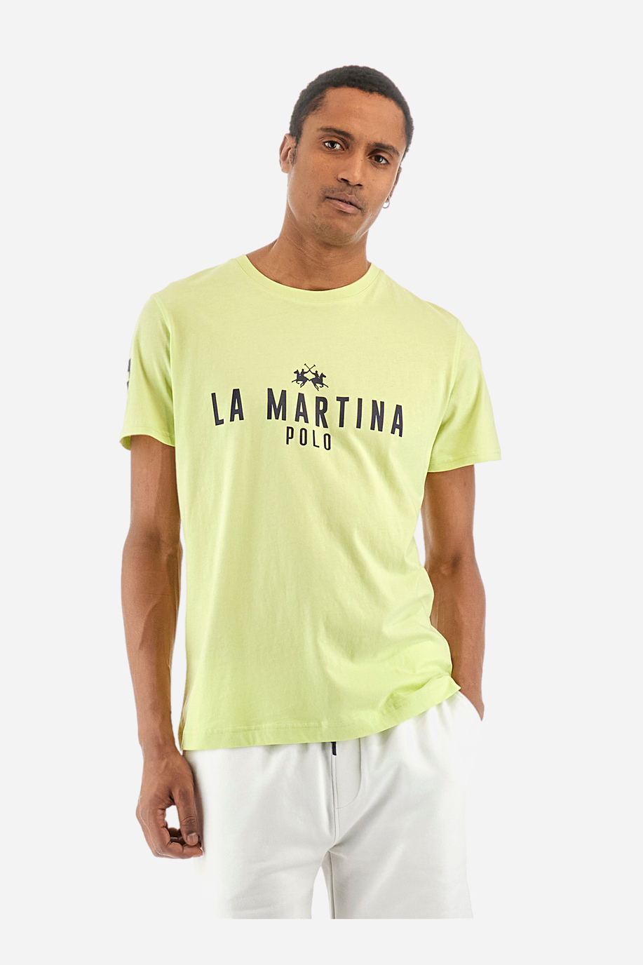 Remera de algodón de corte recto - Ysmael - Camisetas | La Martina - Official Online Shop