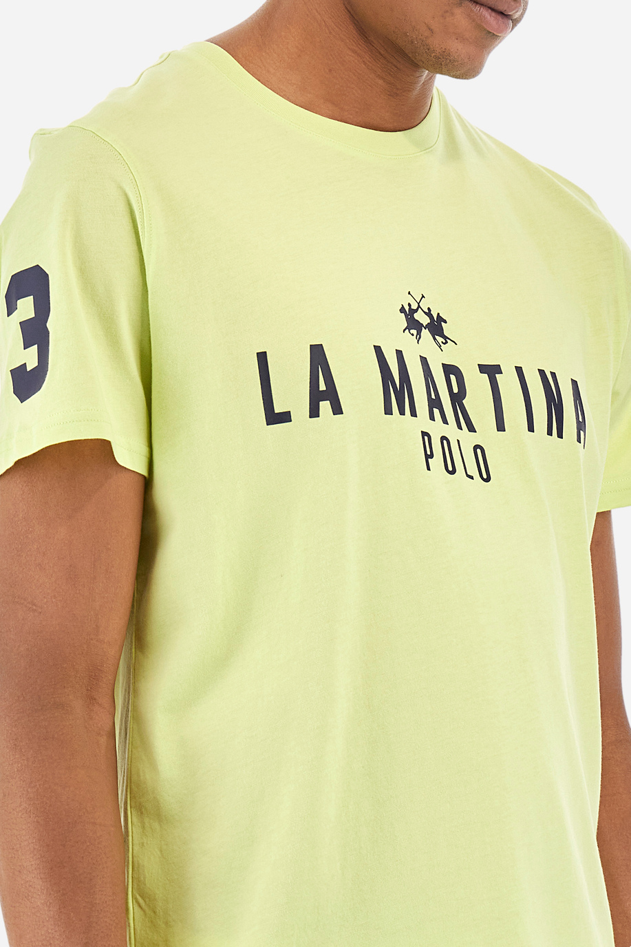 Regular-fit cotton T-shirt - Ysmael - T-Shirts | La Martina - Official Online Shop