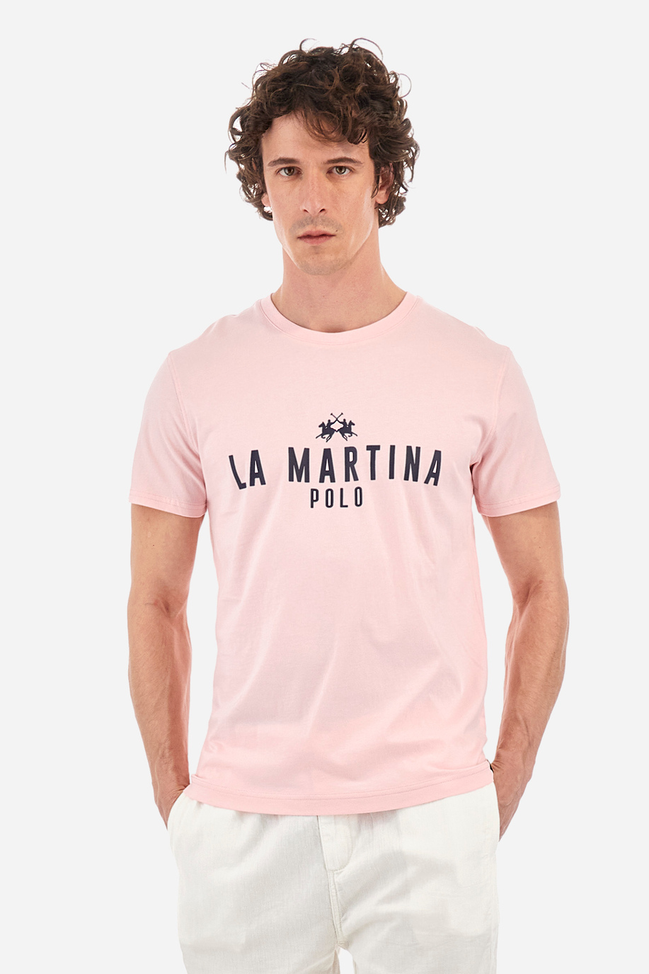 Remera de algodón de corte recto - Ysmael - Camisetas | La Martina - Official Online Shop