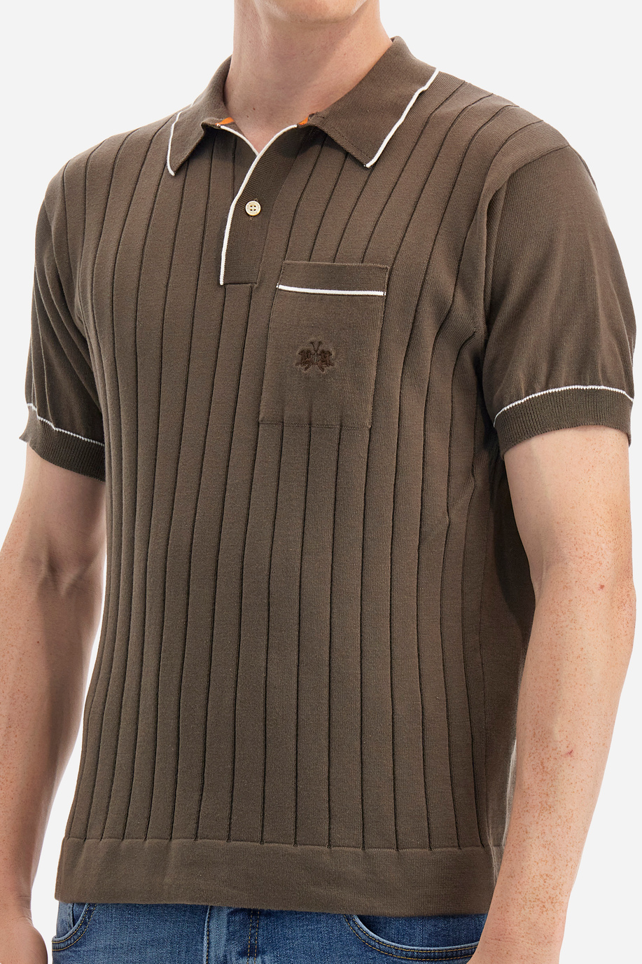 Herren-Strickpoloshirt Regular Fit - Yaqub - Pullover | La Martina - Official Online Shop