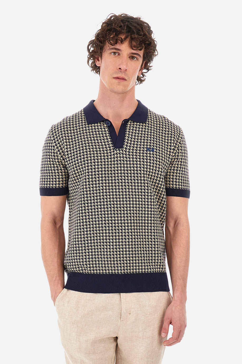 Polo-Shirt aus Baumwollstrick Regular Fit – Yarrow - Pullover | La Martina - Official Online Shop