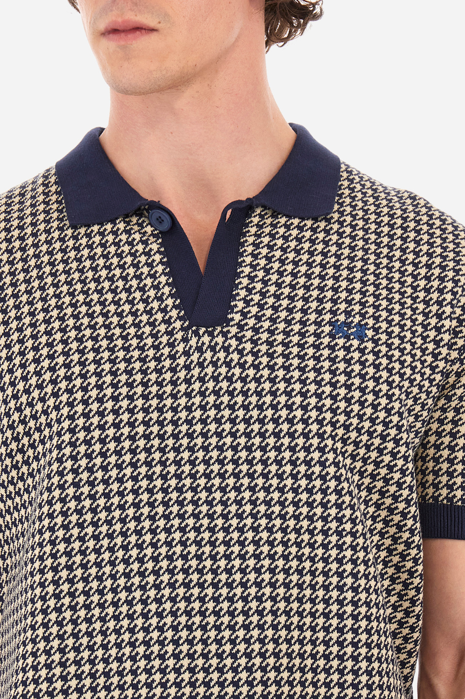Polo-Shirt aus Baumwollstrick Regular Fit – Yarrow - Pullover | La Martina - Official Online Shop
