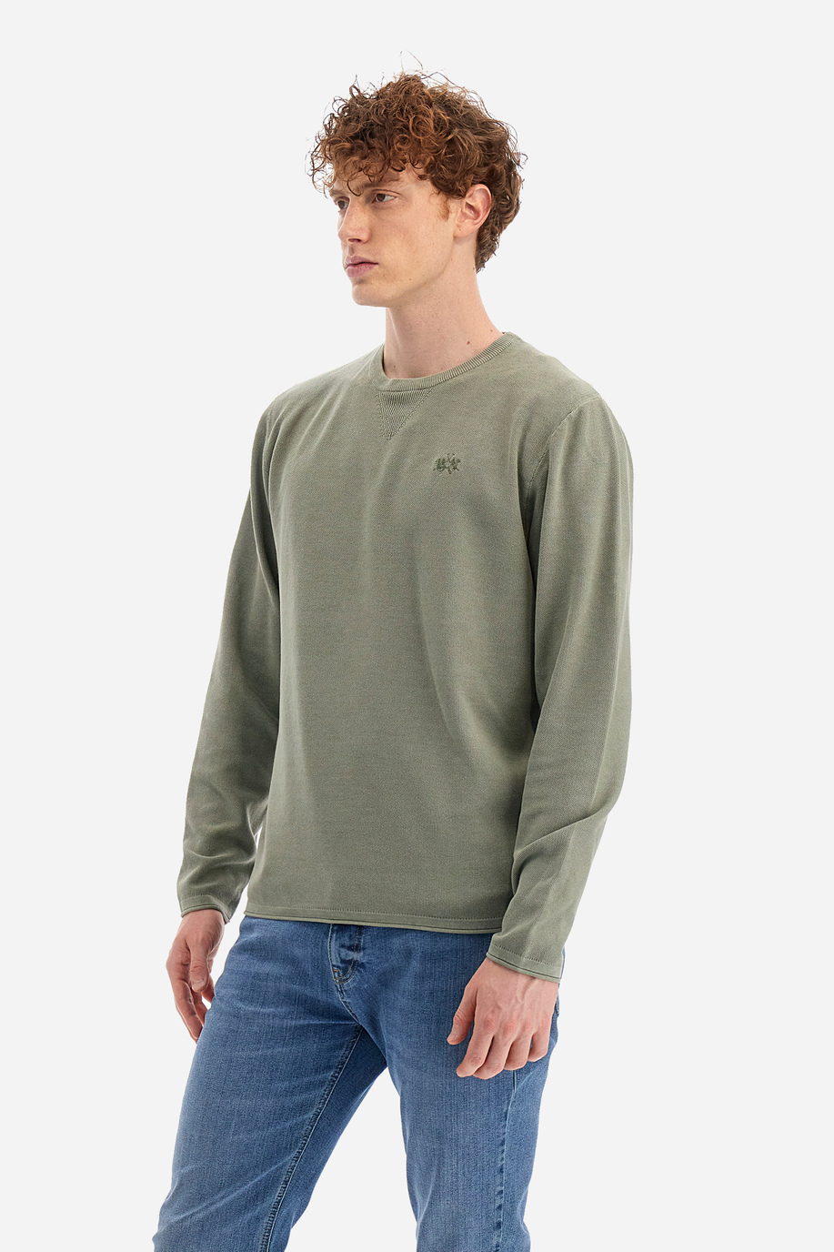Sweater de algodón de corte recto - Ysmal - Jerséis | La Martina - Official Online Shop