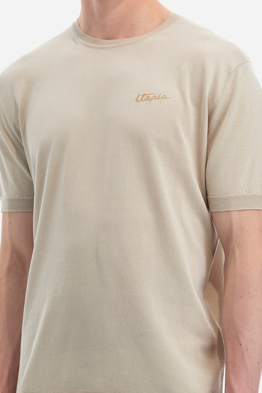 Regular-fit short-sleeved jumper in cotton - Yaw - Pagani by La Martina | La Martina - Official Online Shop