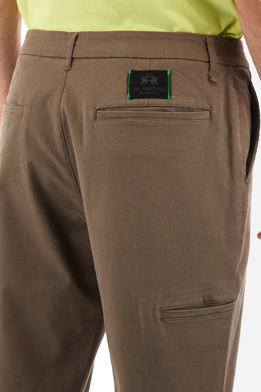 Pantalon chino homme coupe classique - Yirmeyahu - Logos | La Martina - Official Online Shop
