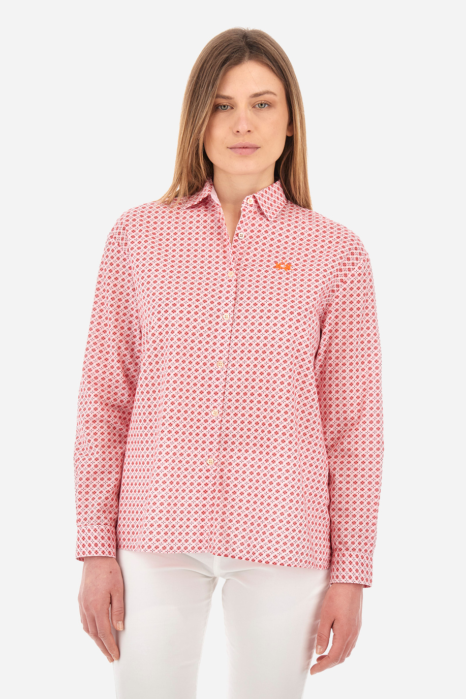Camisa de algodón de corte recto - Yarra | La Martina - Official Online Shop