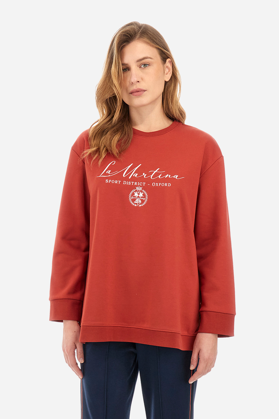 Women's regular fit sweatshirt - Yalena - Sweatshirts | La Martina - Official Online Shop