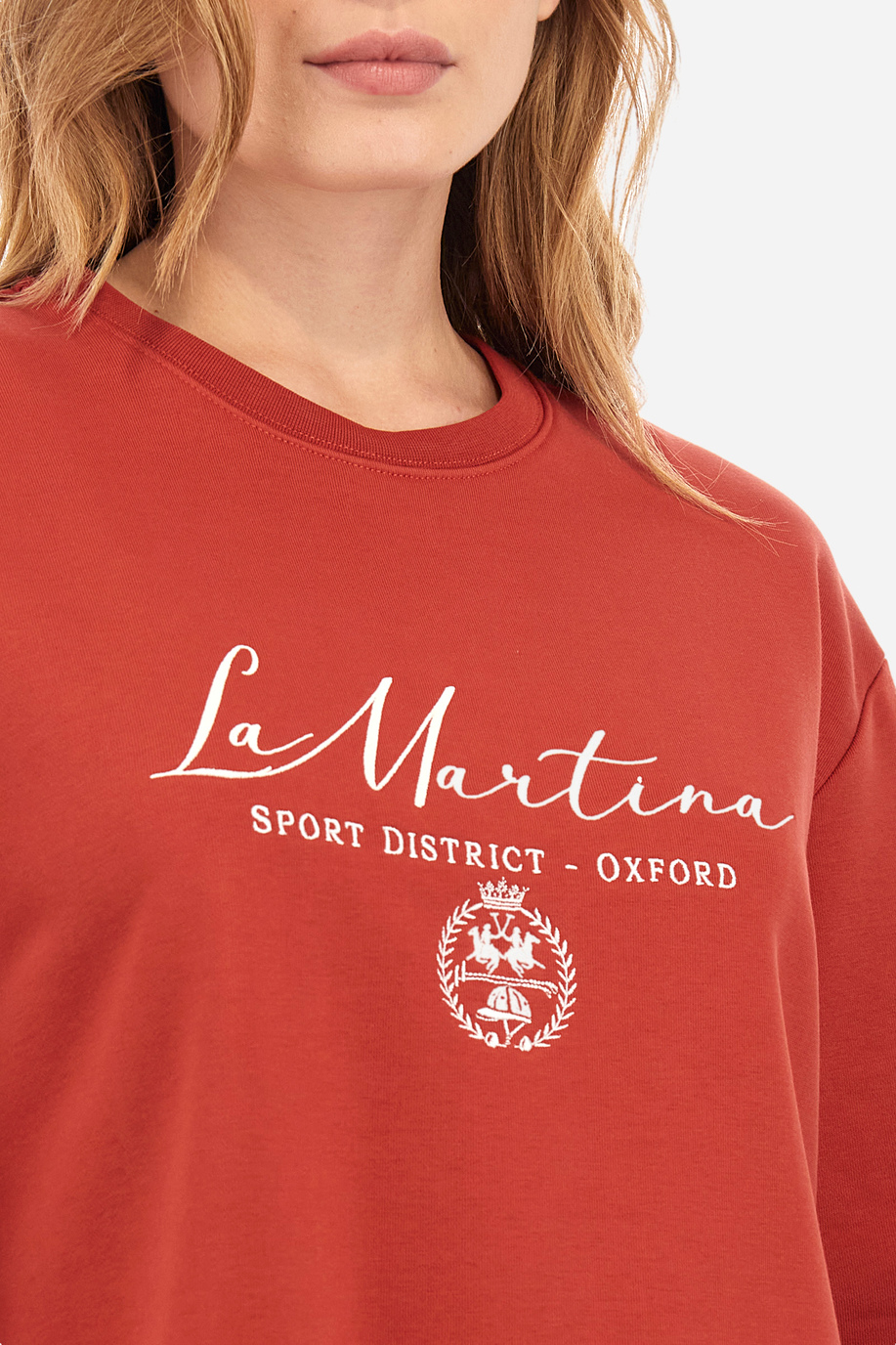 Women's regular fit sweatshirt - Yalena - Women | La Martina - Official Online Shop