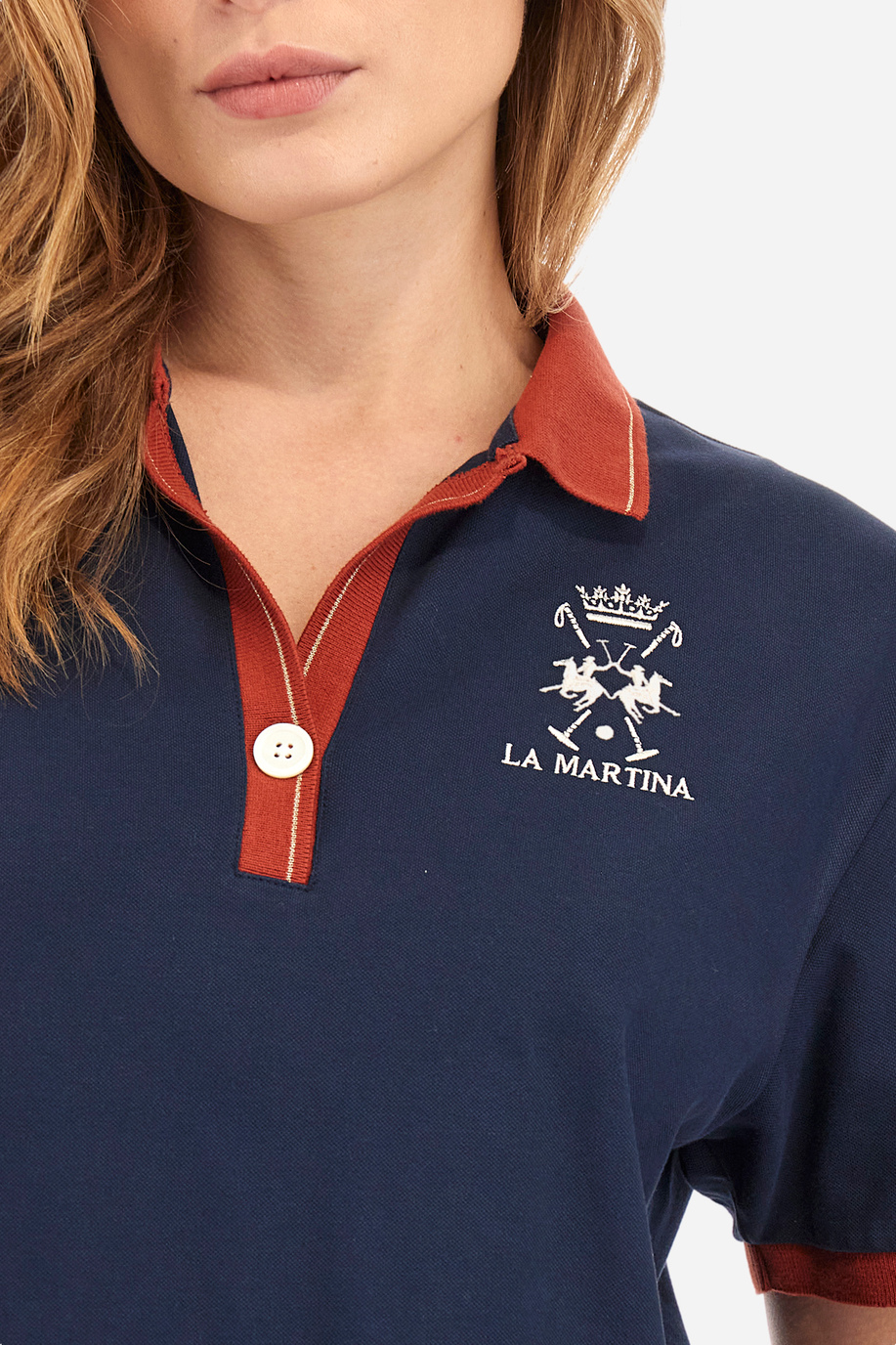Women's regular fit polo shirt - Yaayaa - Preview | La Martina - Official Online Shop