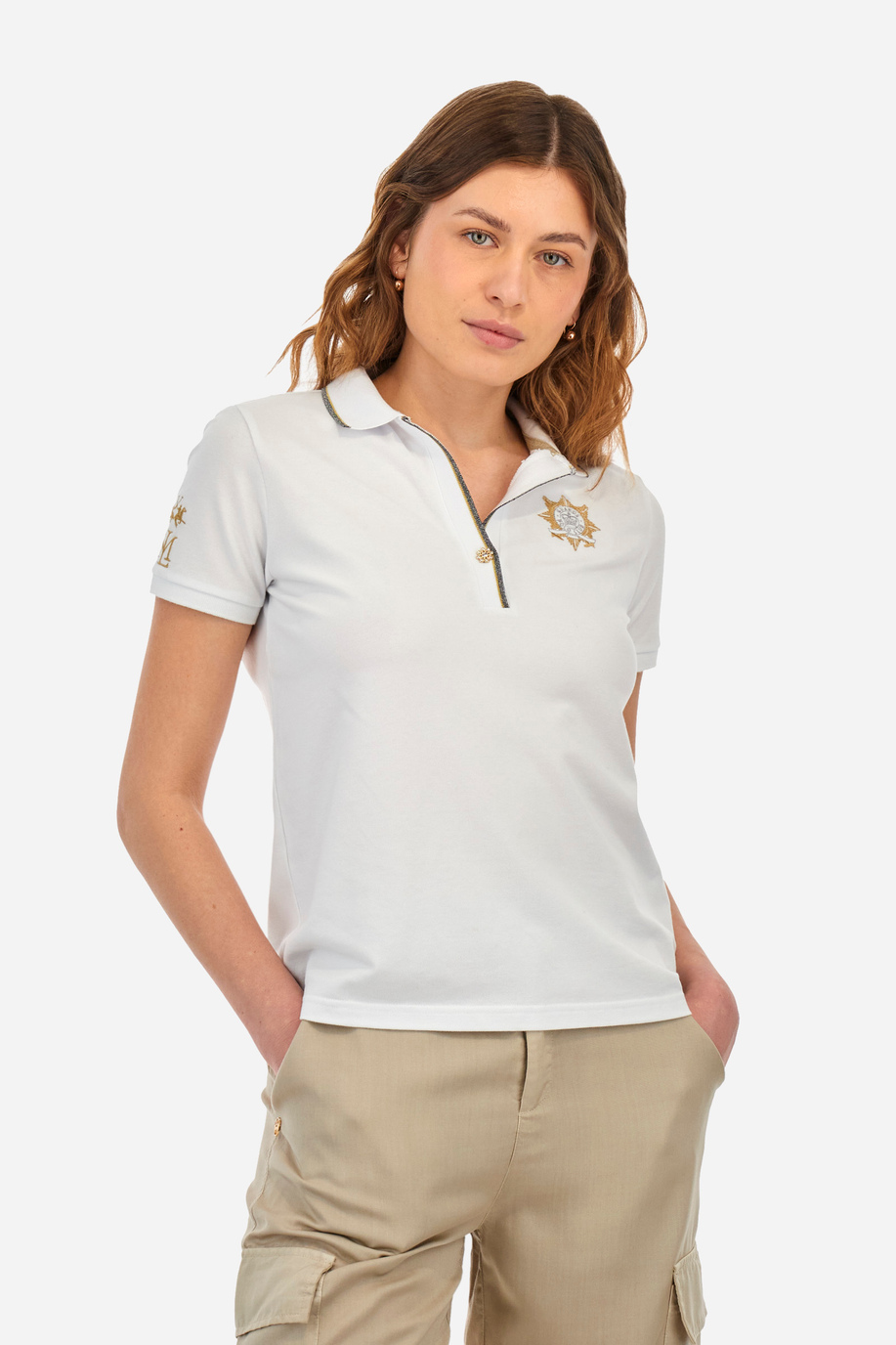 Poloshirt der Linie Guards aus Stretch-Baumwolle Regular Fit – Yawa - Poloshirts | La Martina - Official Online Shop