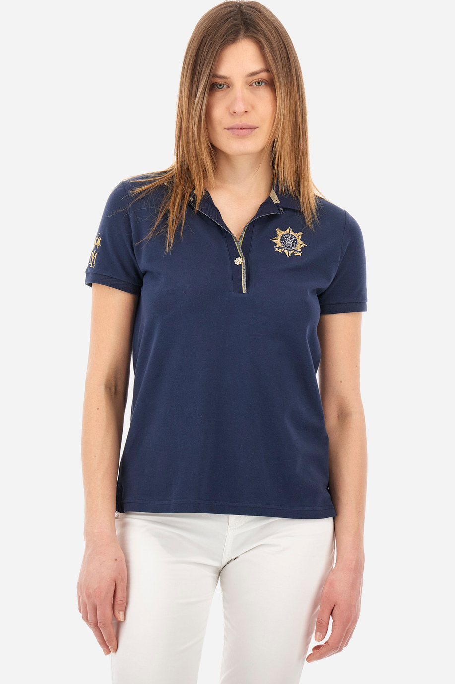 Regular-fit Guards polo shirt in elasticated cotton - Yawa - Polo Shirts | La Martina - Official Online Shop