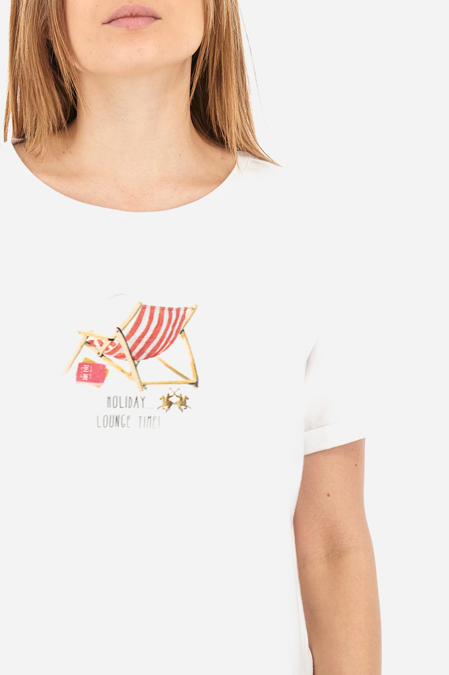 T-Shirt aus Baumwolle Regular Fit – Yashodhara - Neuankömmlinge Frauen | La Martina - Official Online Shop