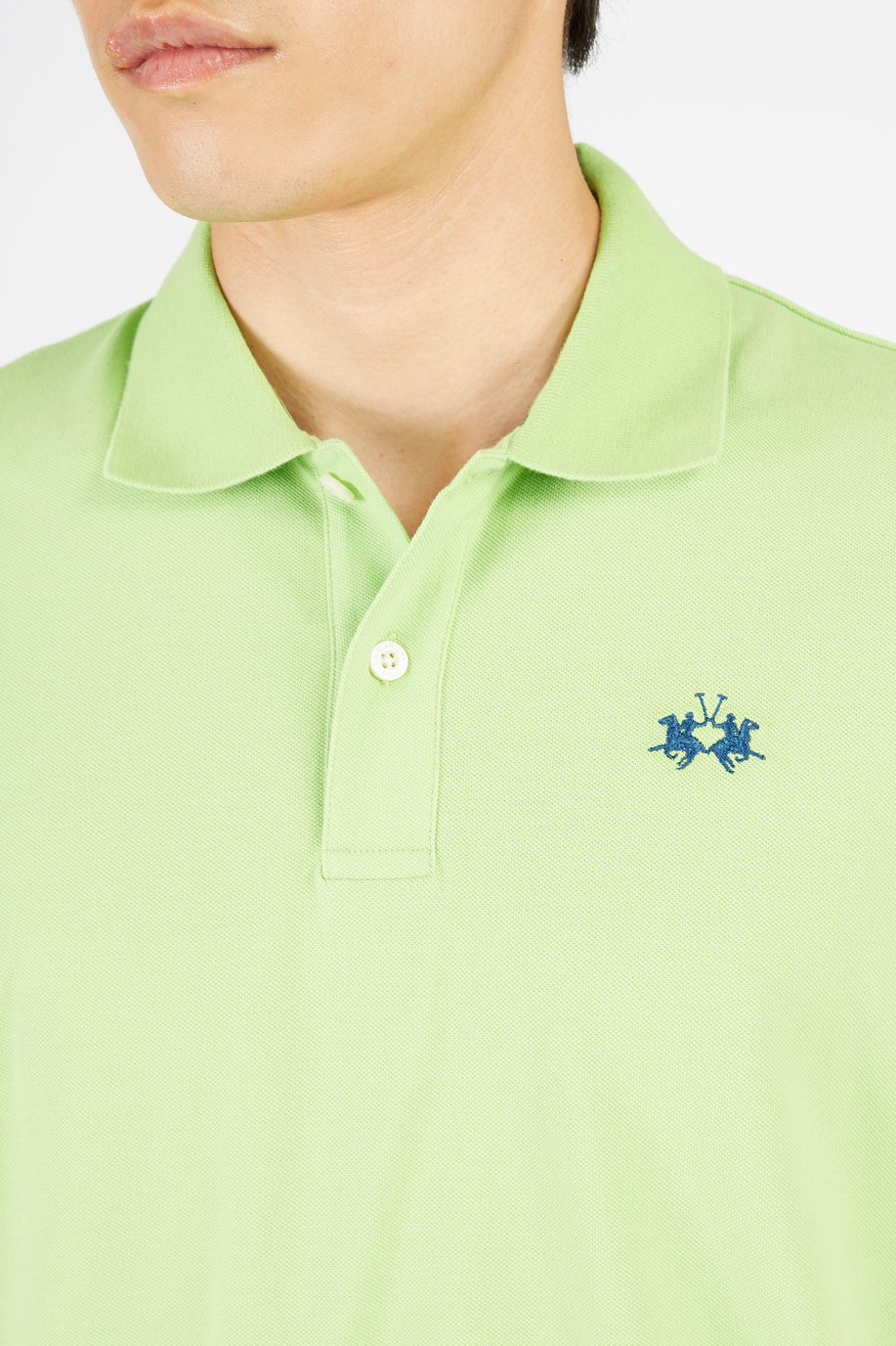 Regular-fit classic piqué polo shirt | La Martina - Official Online Shop