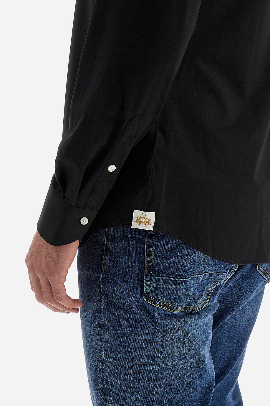 Camicia uomo Blue Ribbon in cotone jersey maniche lunghe regular fit - Capsule | La Martina - Official Online Shop