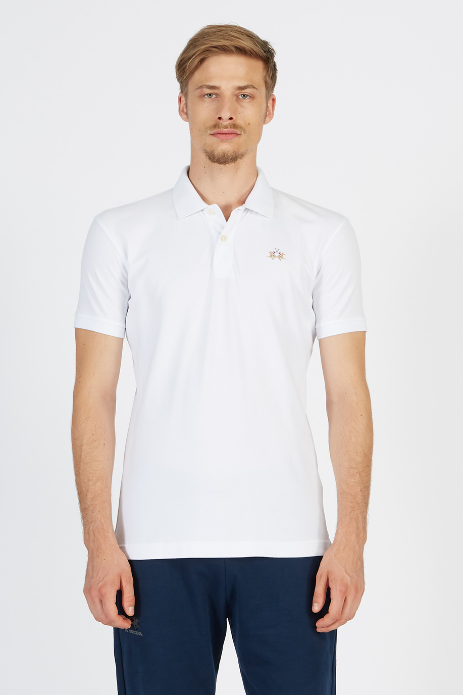 Herren-Poloshirt Slim Fit - Eduardo - Klassische Basics | La Martina - Official Online Shop