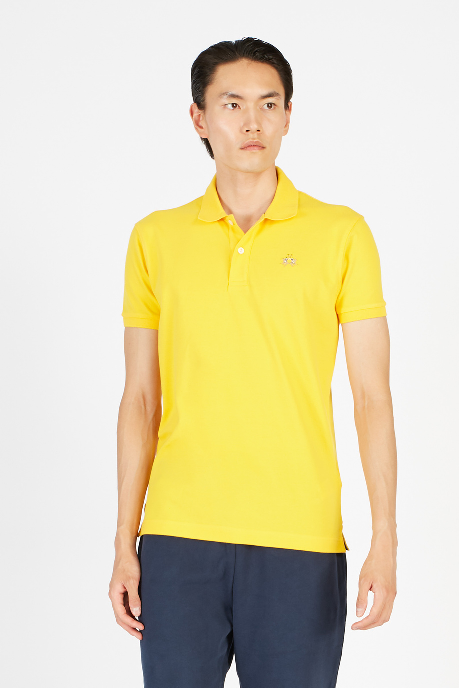 Herren-Poloshirt slim fit - Kleidung | La Martina - Official Online Shop