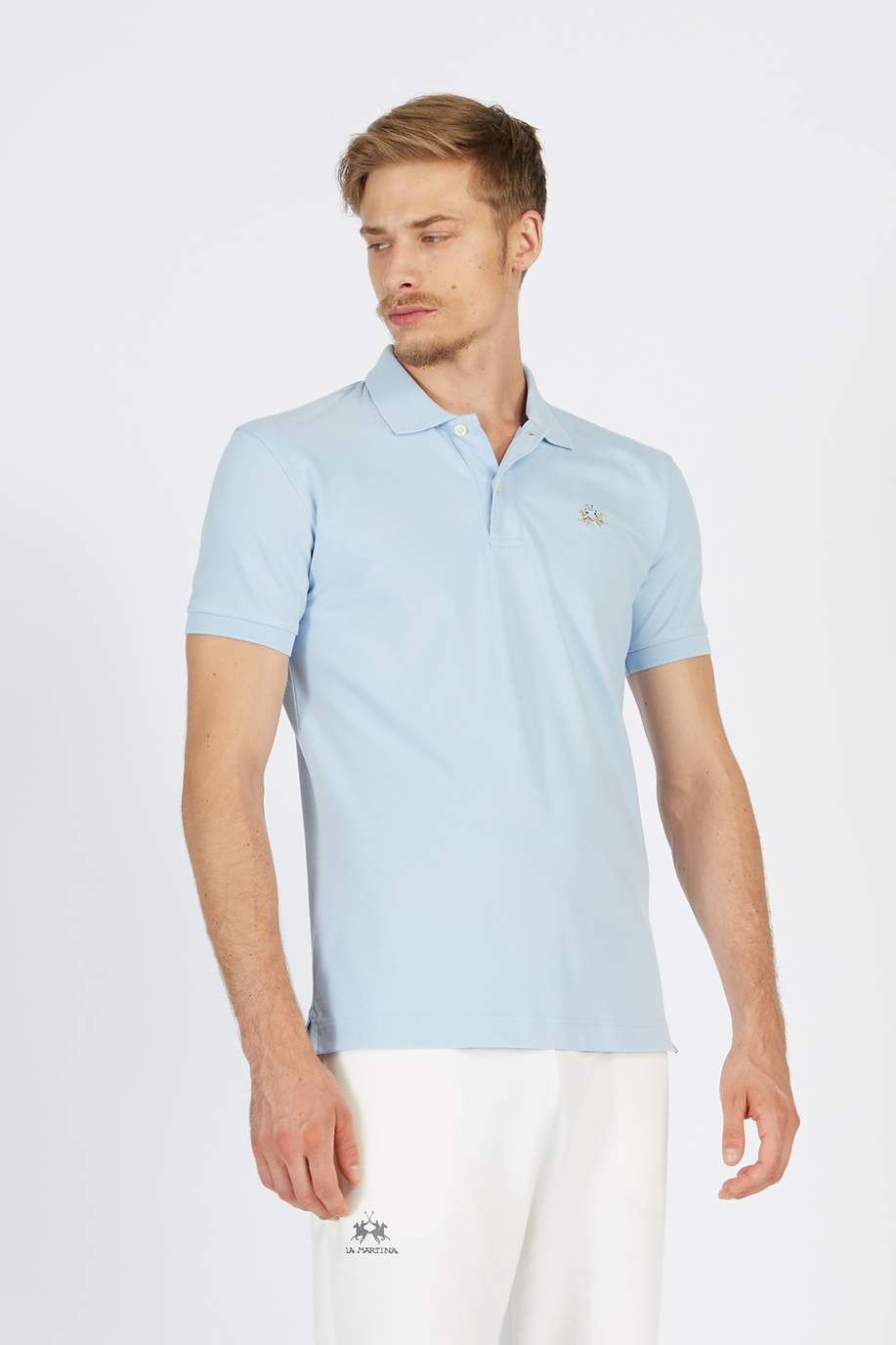 Herren-Poloshirt Slim Fit - Eduardo - Slim fit | La Martina - Official Online Shop