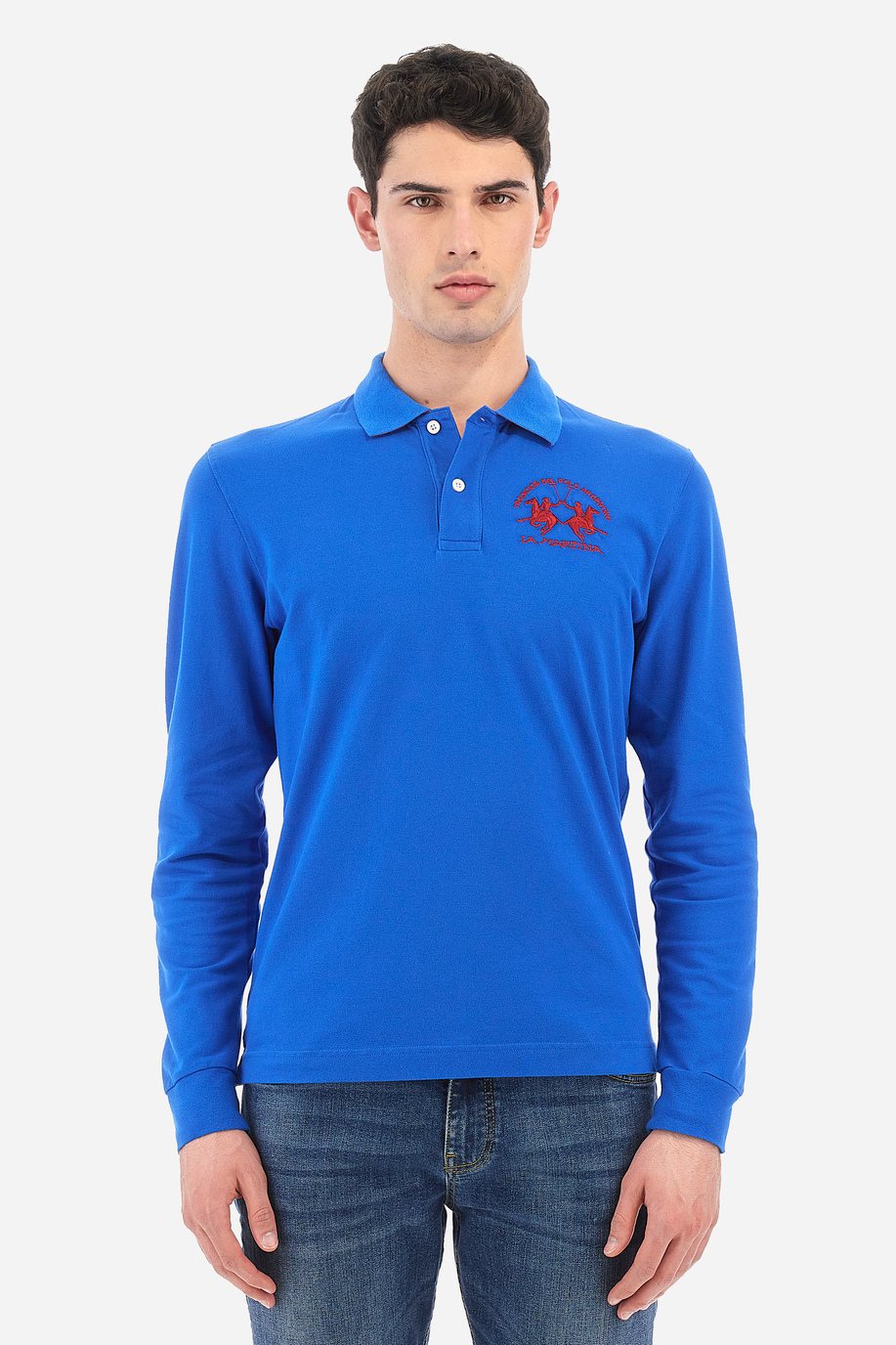 Men's polo shirt in a regular fit - Milo - Long Sleeve | La Martina - Official Online Shop