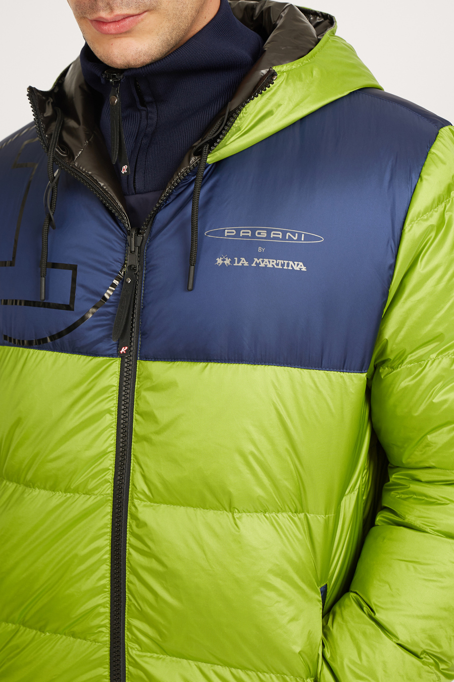 Men Pagani padded jacket with hood regular fit - Pagani by La Martina | La Martina - Official Online Shop