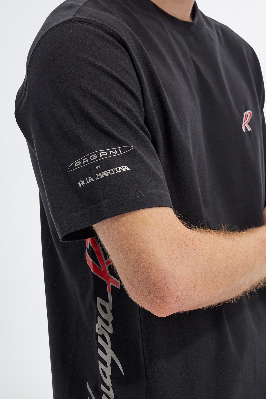 T-shirt a maniche corte Pagani regular fit - Regali a meno di CHF 80 per lui | La Martina - Official Online Shop