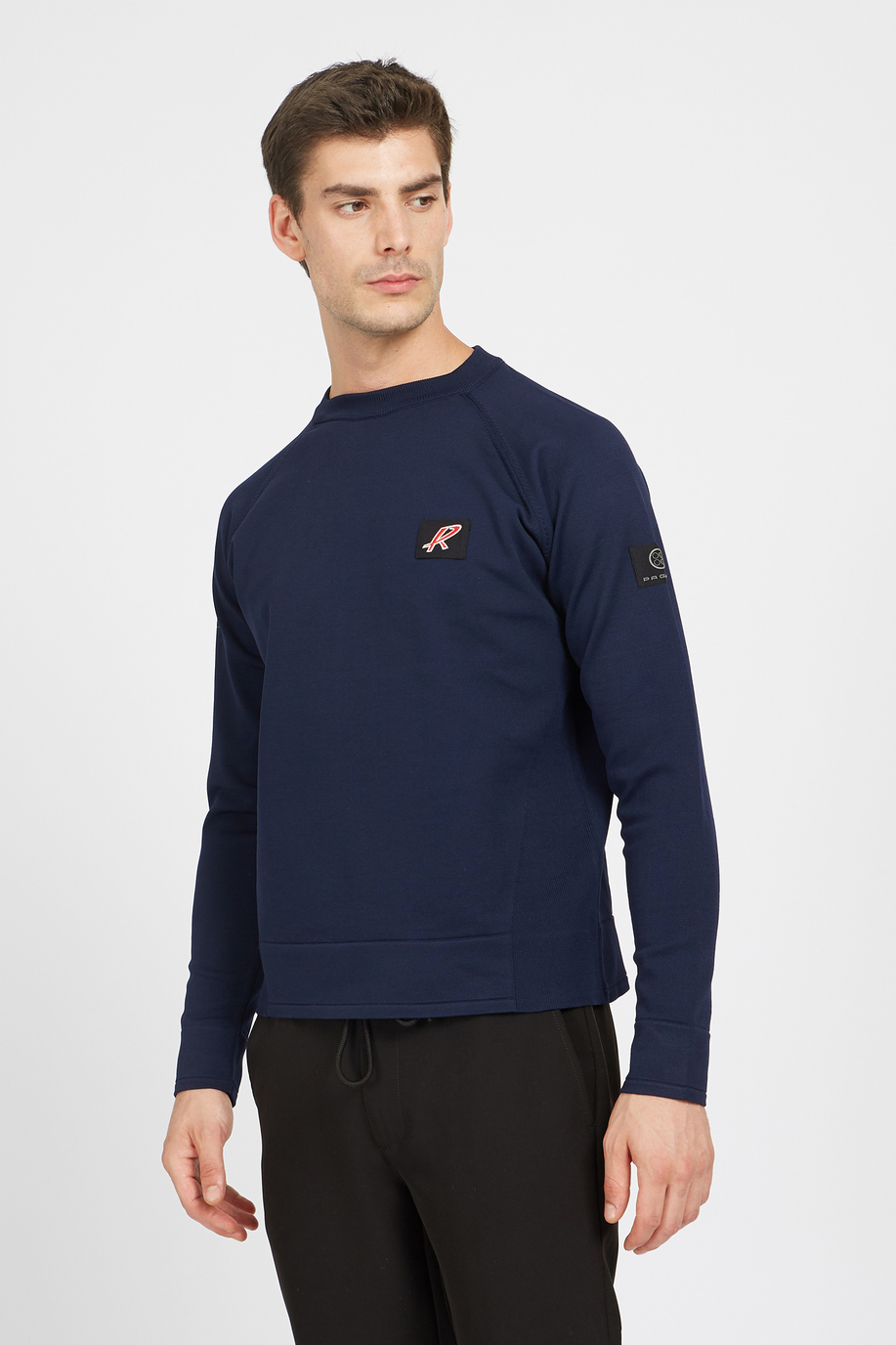 Men’s Pagani sweater with long sleeves in regular fit viscose - Pagani by La Martina | La Martina - Official Online Shop