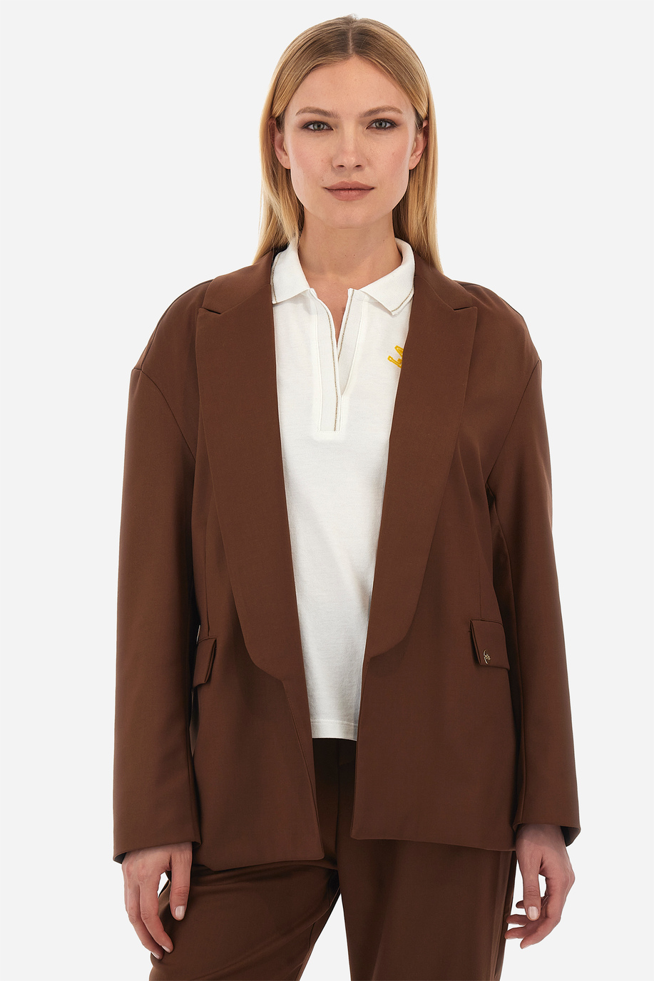Oversized women's jacket - Wandy - Women | La Martina - Official Online Shop