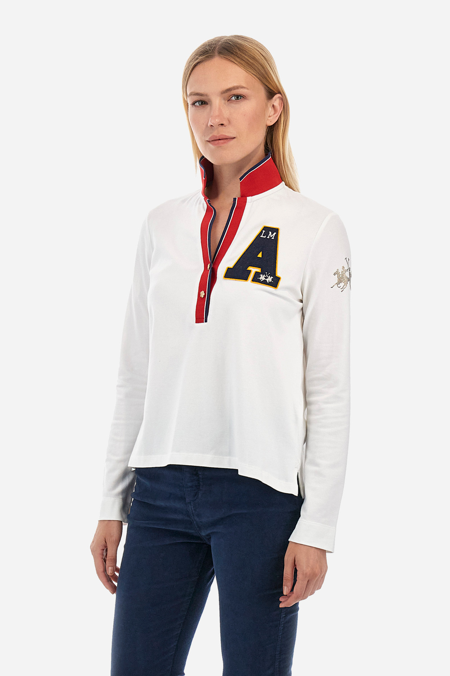Women's polo shirt in a regular fit- Wendolyn - Polo Shirts | La Martina - Official Online Shop