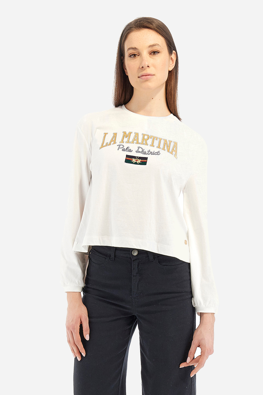 T-shirt femme coupe classique - Willetta | La Martina - Official Online Shop