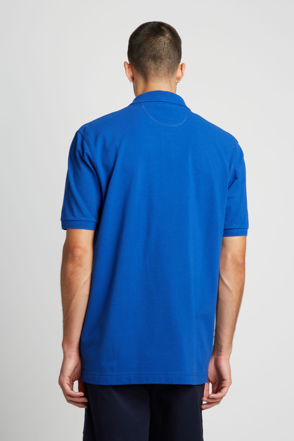 Herren-Poloshirt aus Piqué mit kurzem Arm, oversized Modell - La Martina - Official Online Shop