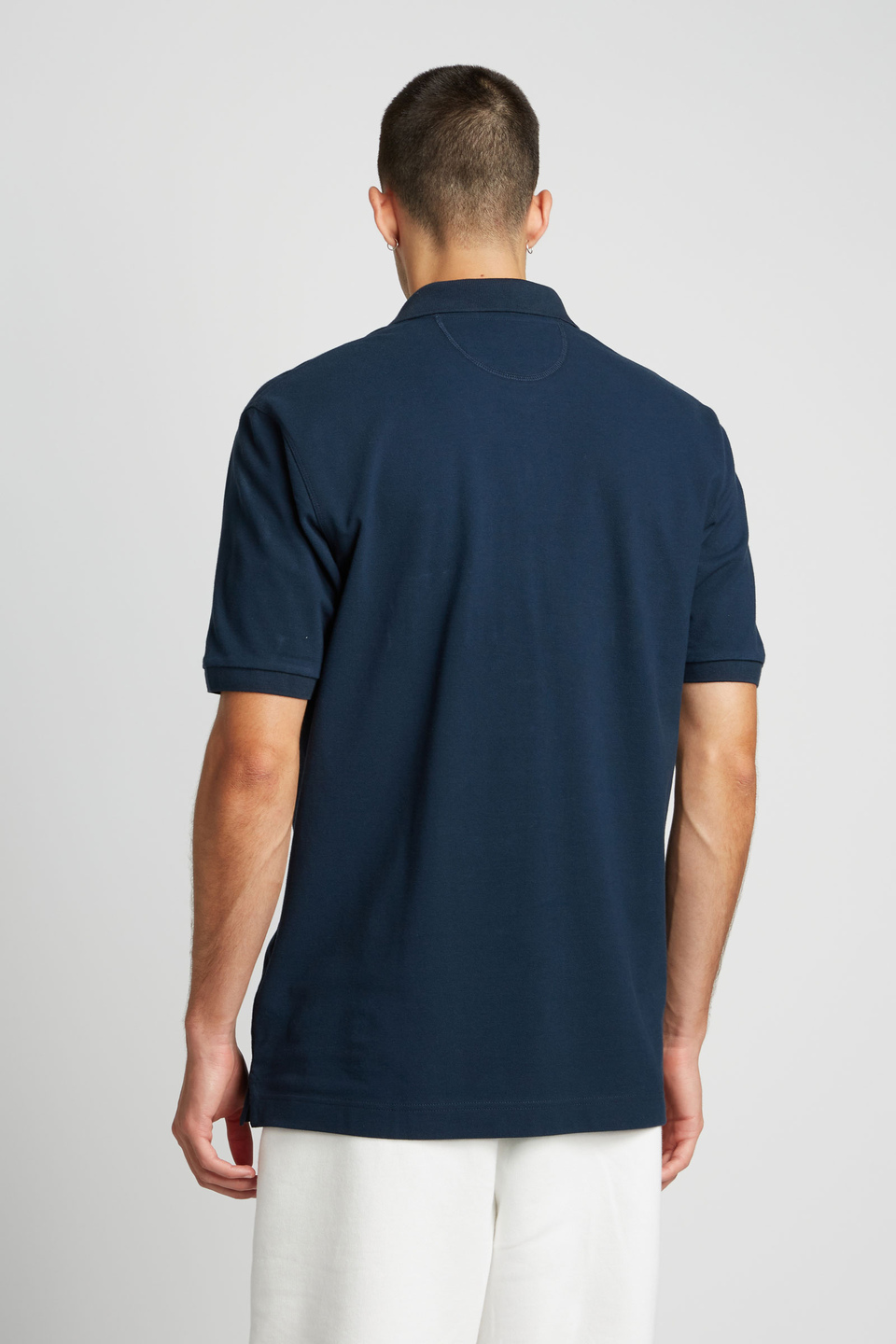 Men's oversized short-sleeved piqué polo shirt - La Martina - Official Online Shop