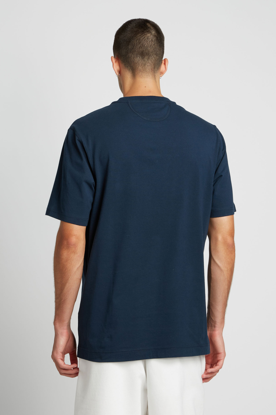 T-shirt da uomo a maniche corte in cotone 100% over - La Martina - Official Online Shop