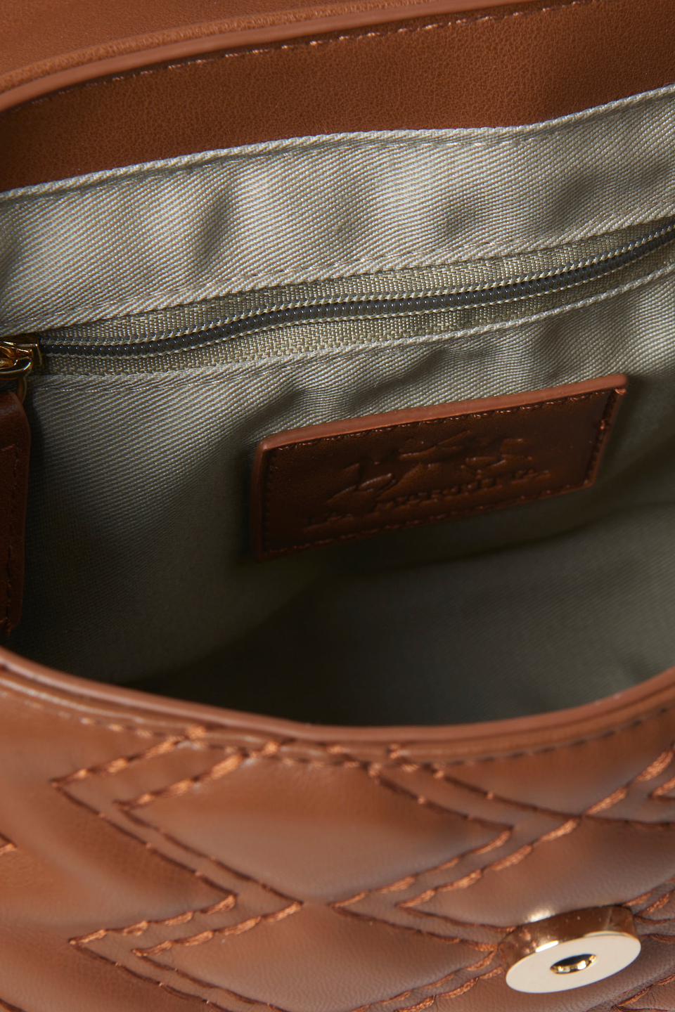 Faux leather messenger bag - La Martina - Official Online Shop
