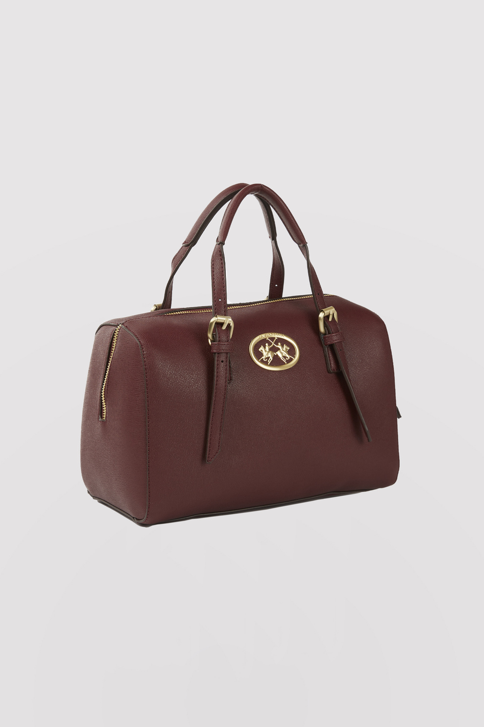 Faux leather satchel bag - La Martina - Official Online Shop