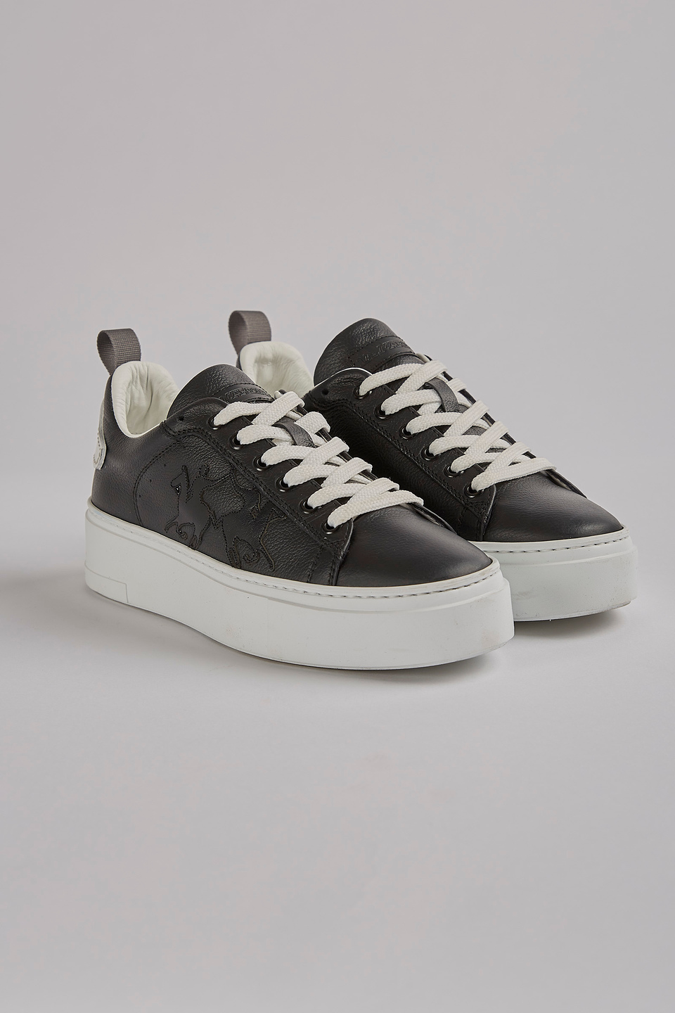 Leather sneaker - La Martina - Official Online Shop