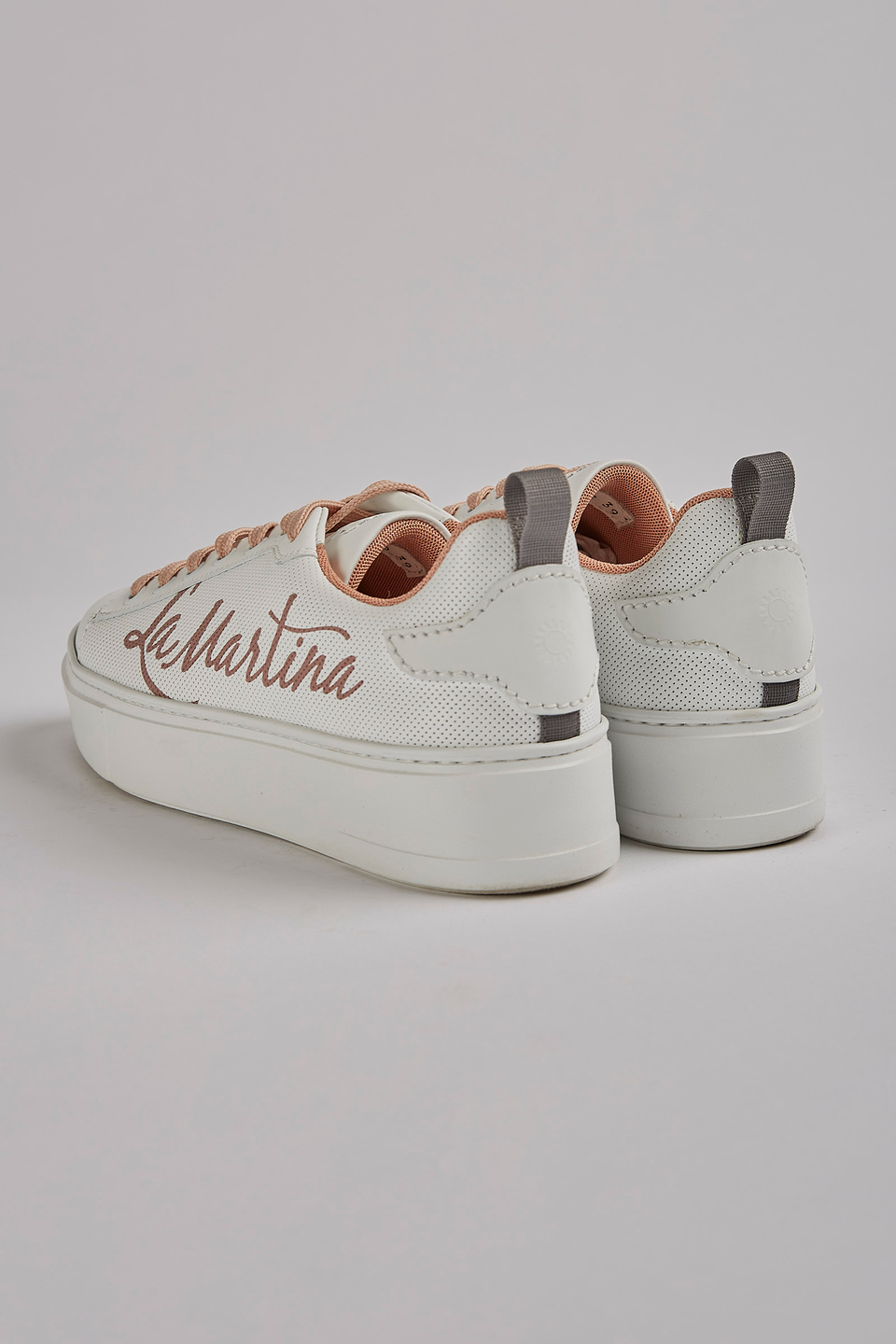 Leather sneaker - La Martina - Official Online Shop