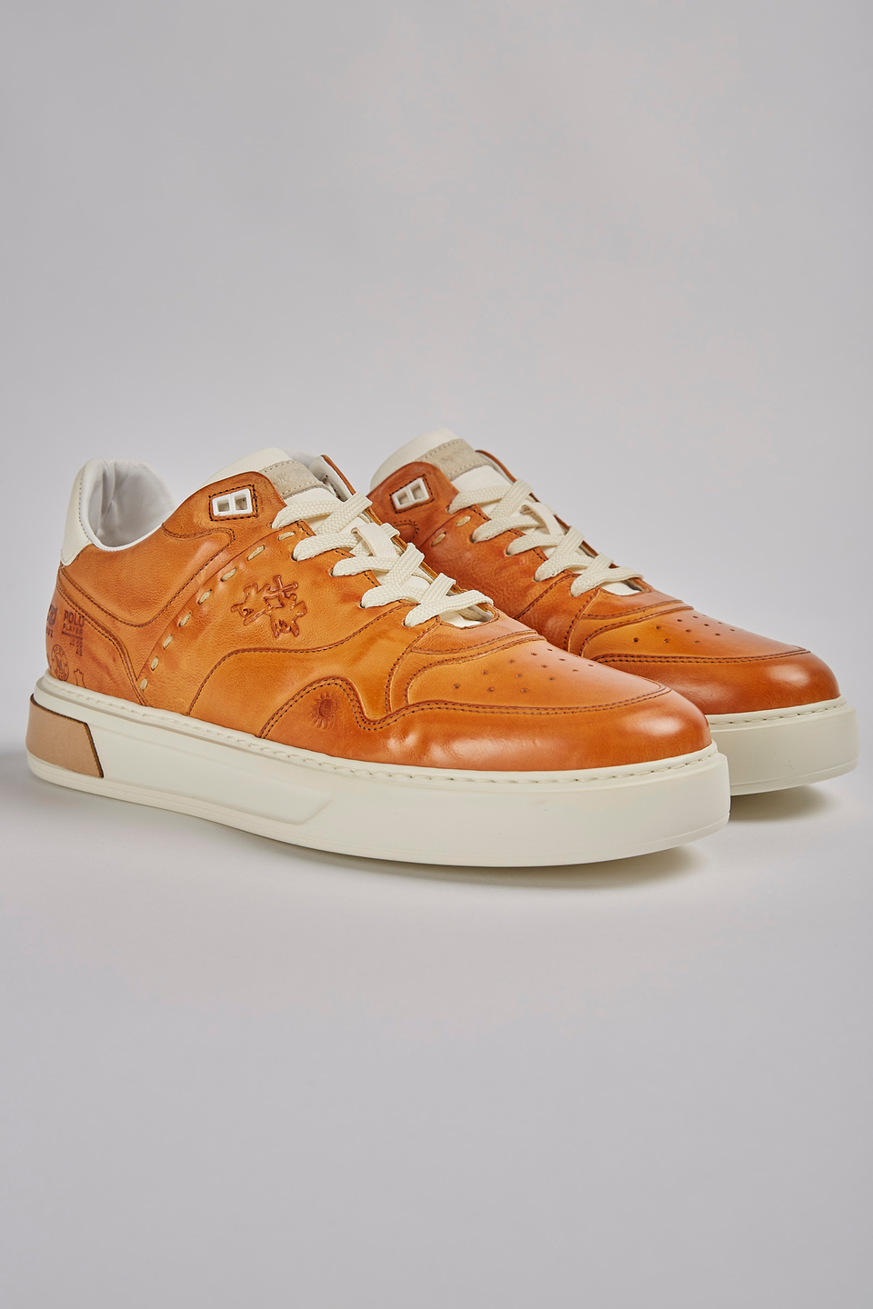 Eco-vegetable leather sneaker - La Martina - Official Online Shop