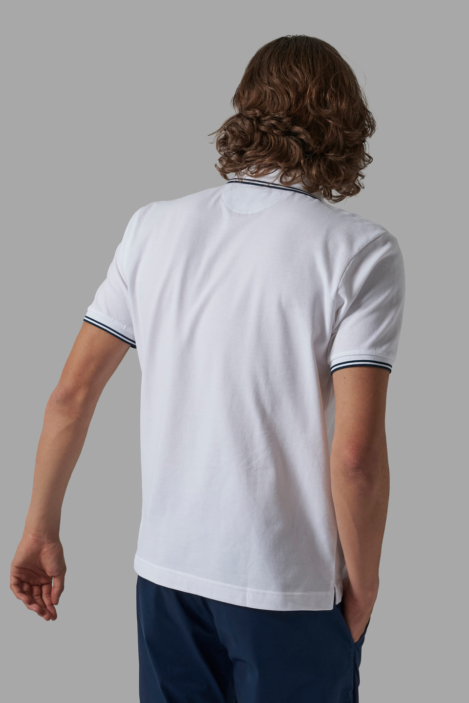 Klassisches Poloshirt aus Piqué Regular Fit - La Martina - Official Online Shop