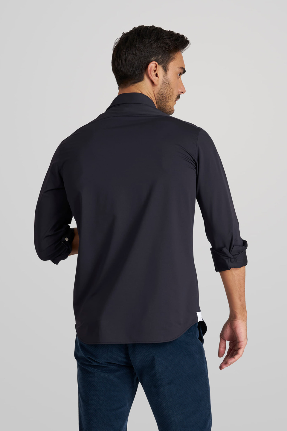 Custom-fit 100% cotton shirt - La Martina - Official Online Shop