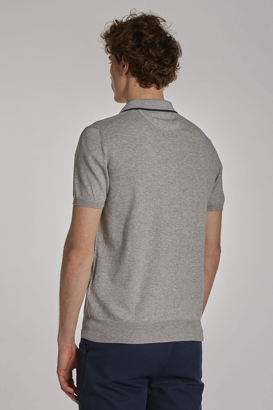 Herren-Poloshirt mit kurzen Ärmeln aus Baumwolle im Regular Fit - La Martina - Official Online Shop