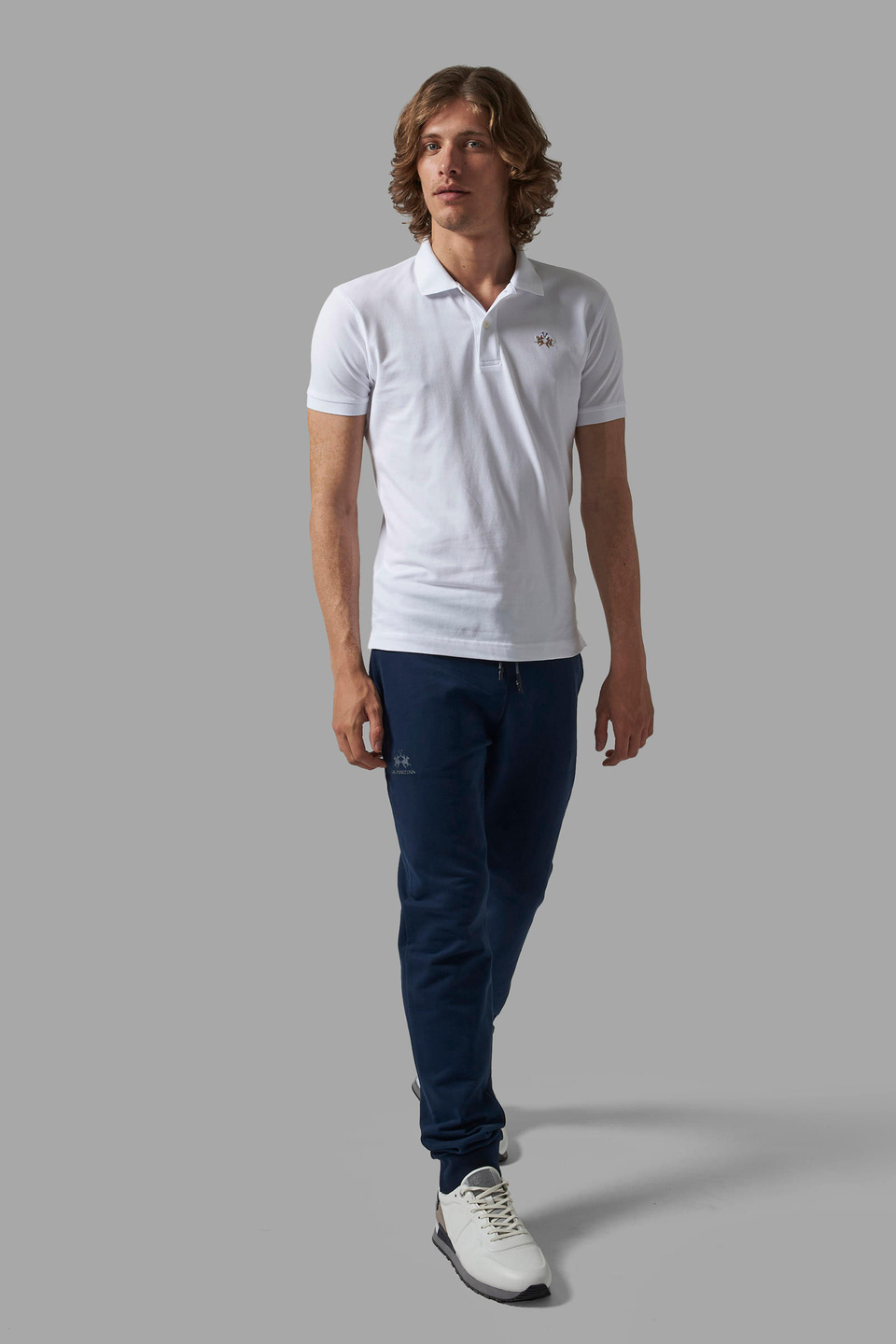 Pantalón de hombre de algodón regular fit - La Martina - Official Online Shop