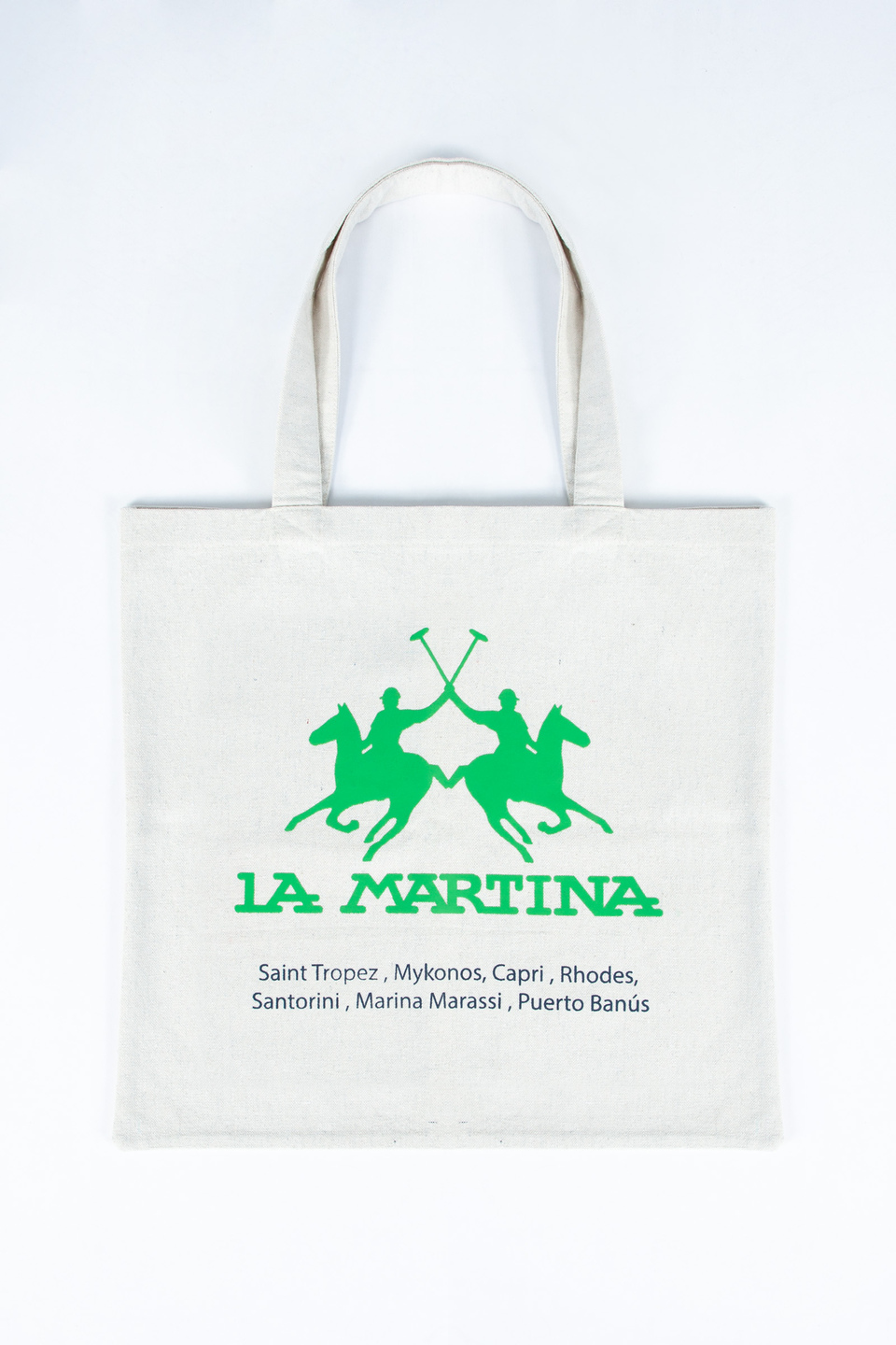 Borsa unisex modello tote in canvas con doppio manico - La Martina - Official Online Shop