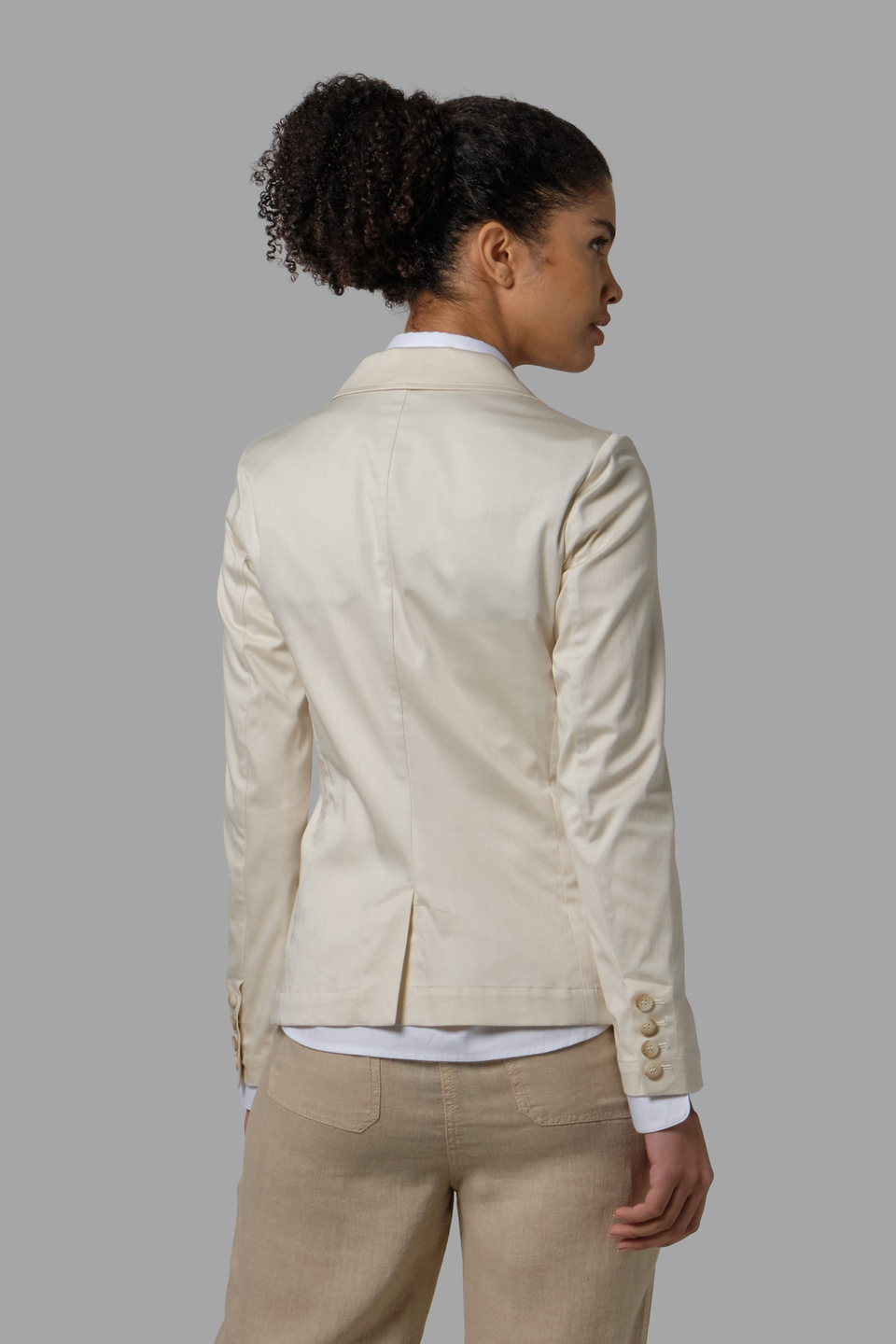 Women's regular-fit blazer - La Martina - Official Online Shop