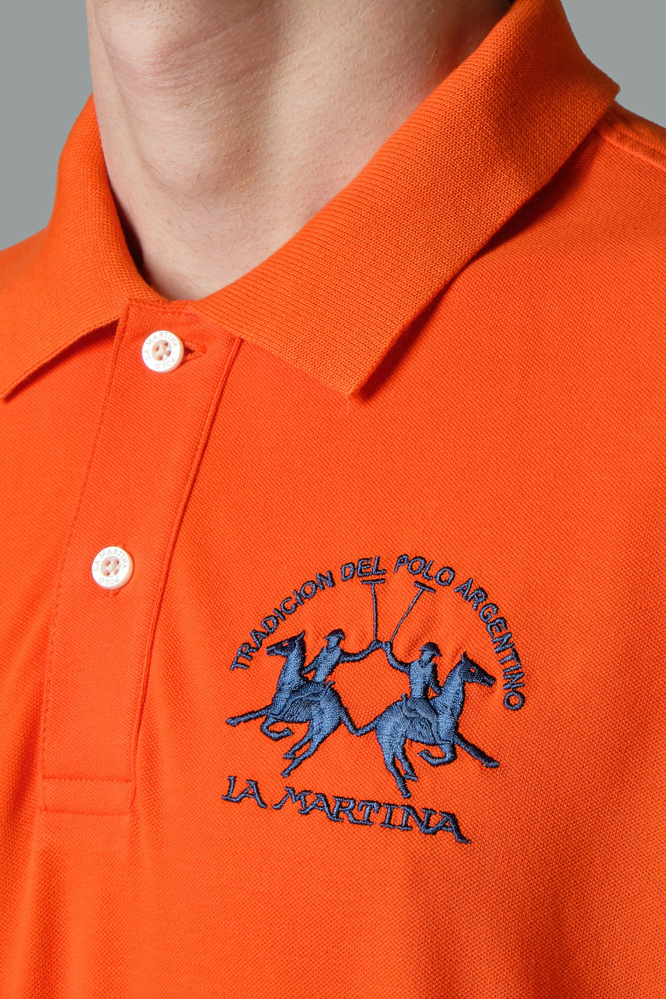 Polo in piqué elasticizzato regular fit - La Martina - Official Online Shop