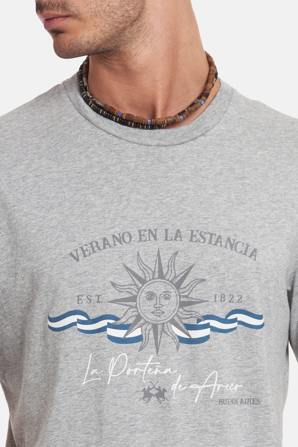 Comfort-fit 100% cotton T-shirt - La Martina - Official Online Shop